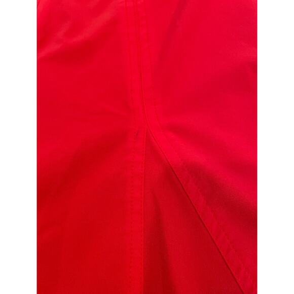 Title Nine Red Tennis Skort Size 8 Back Zipper Pockets - Picture 3 of 6